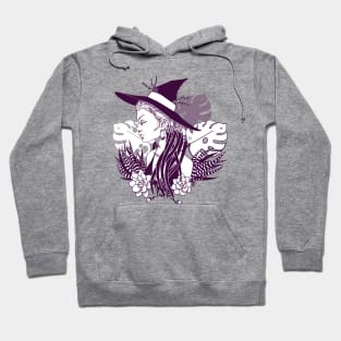 Monstera Witch Hoodie